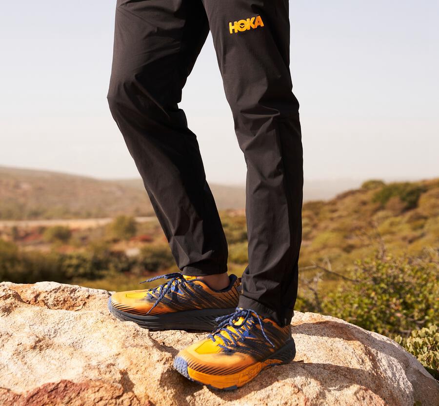 Hoka One One Pants Mens Black - Wind - 60134FLWQ